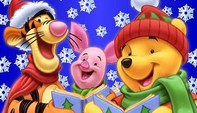 Winnie The Pooh Christmas Phone Wallpaper