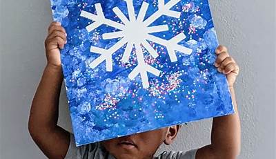 Winter Canvas Painting Ideas Kids