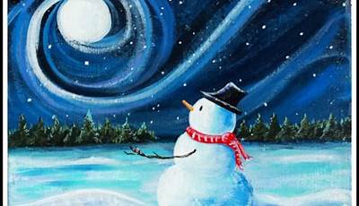 Winter Holiday Painting Ideas