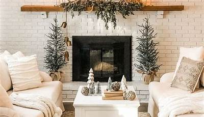 Winter Mantle Decor After Christmas Coffee Tables