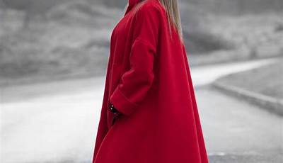 Winter Outfits Red Coat