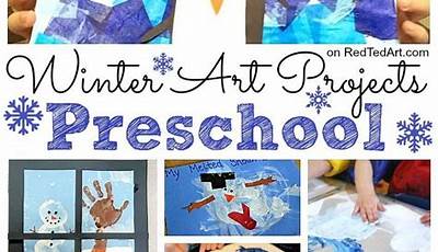 Winter Painting Ideas For Preschool