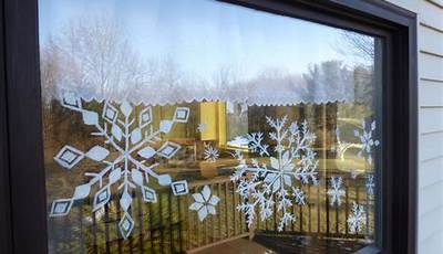 Winter Window Painting Ideas House