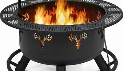 Wood Fire Pit Grill