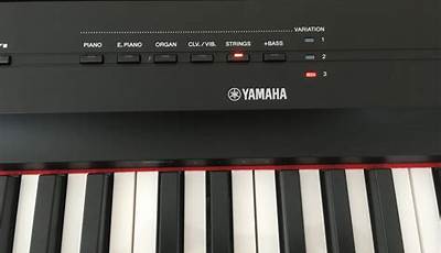 Yamaha P 125 Manual