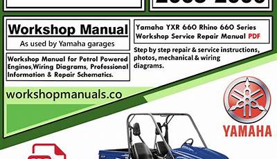 Yamaha Rhino 660 Repair Manual