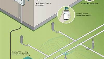 Yard Sprinkler System Layout