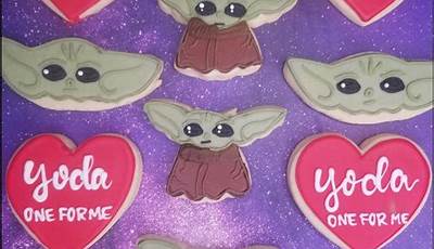 Yoda Valentine Cookies