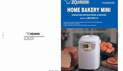 Zojirushi Bb Hac10 Manual