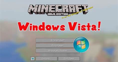 Minecraft For Windows Vista