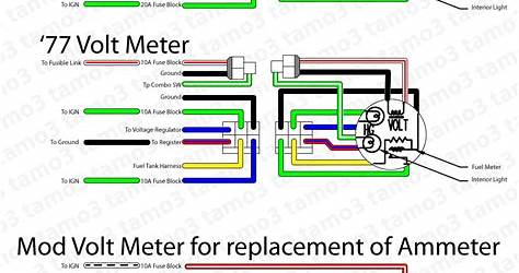Ammeter Gauge Wiring Diagram