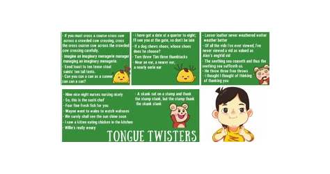 C Tongue Twisters