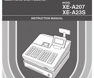 Sharp Xe-A207 Manual Pdf