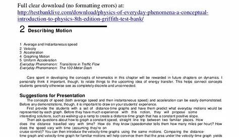 Physics of everyday phenomena a conceptual introduction to physics 8t…