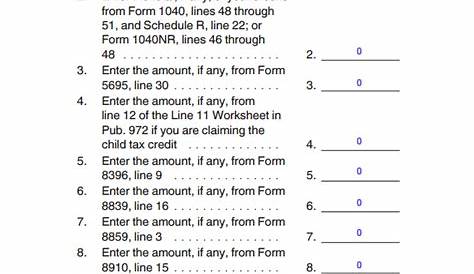 residential energy efficient property credit limit worksheet