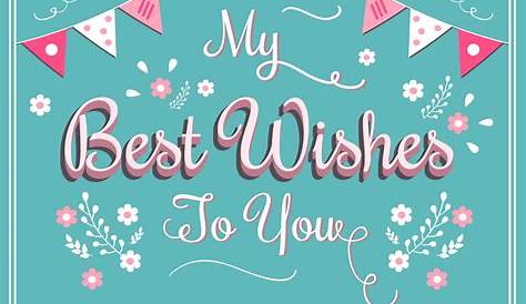 Best Wishes Greeting Card - Download Free Vector Art, Stock Graphics