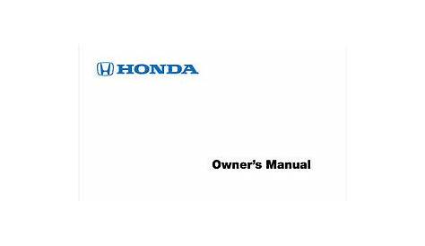 Honda 2016 CR-V Owners Manual 16 | eBay