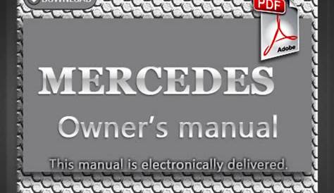 2003 Mercedes-Benz E-Class E320 E500 Owners Manual - Download Manua...