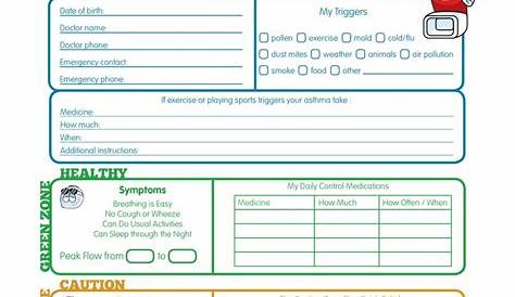 food allergy worksheet