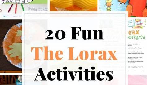 20 Fun The Lorax Activities for All Learning Styles – Homeschool Your Boys