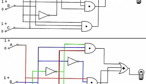 logic gates circuit diagram questions