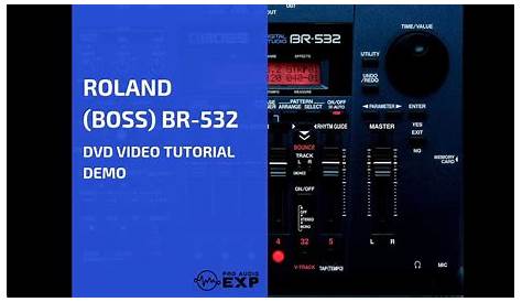 Roland (Boss) BR-532 DVD Video Tutorial Demo Review Help - YouTube