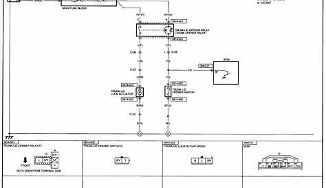 2007 Mazda 6. I am looking for a wiring schematic for the trunk release
