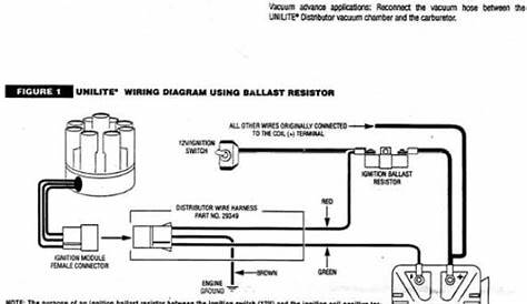 Mallory Ignition Wiring Diagram Unilite : Mallory 3755101 Unilite