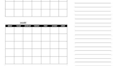 3 Month Blank Printable Calendar | Example Calendar Printable