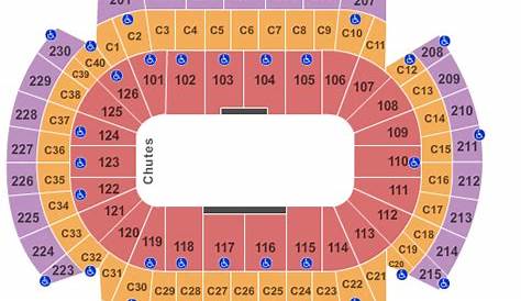 xcel seating chart concert