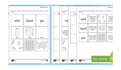 gas properties worksheet