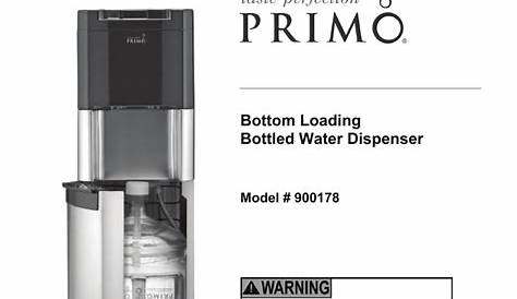 primo water cooler instruction manual