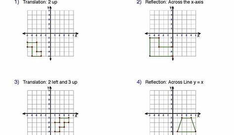 intro to transformations worksheets