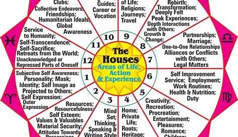 The Twelve Houses of Astrology - Exemplore