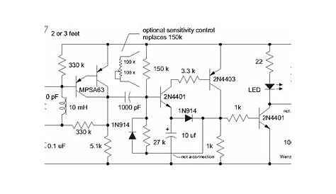static electricity detector circuit diagram