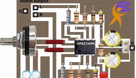 diy stereo preamp circuit diagram