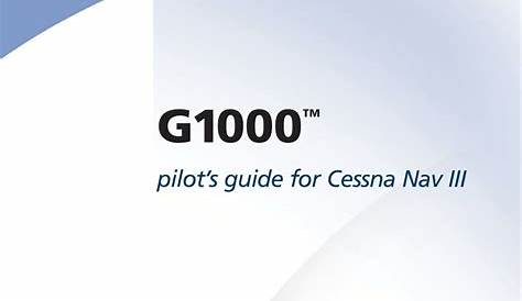 garmin g1000 manual pdf