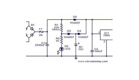 Simple 12V UPS-circuit - Electronic Circuit