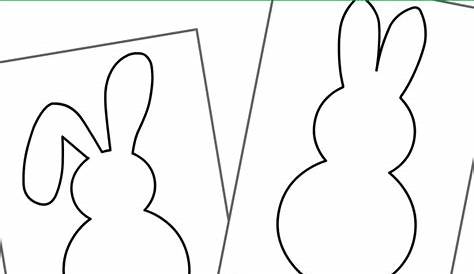 Bunny Templates To Print / 7 Best Images of Easter Chicks Outline
