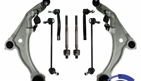8 PC Suspension Kit for Nissan Maxima / Lower Control Arm Inner & Outer