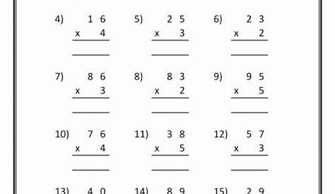 Math Test For Second Graders