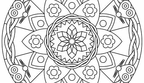 79 best Interesting Mandalas to Color images on Pinterest | Coloring