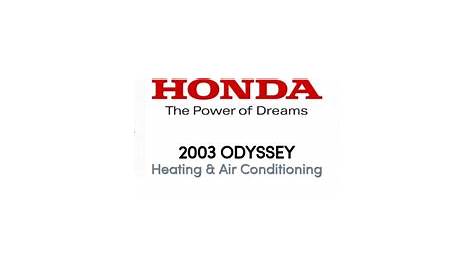 2003 Honda Odyssey Heating & Air Conditioning - PartsAvatar