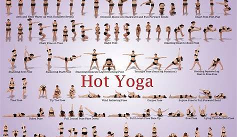 hot yoga poses chart