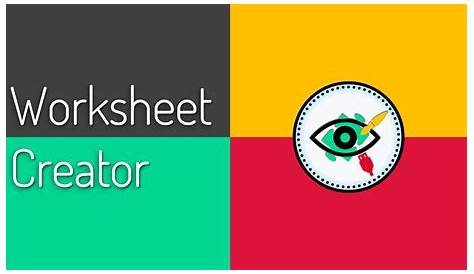 Worksheet Creator | For Educators | Free Online Tool | Planerium