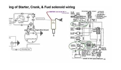 bobcat fuel shut off solenoid wiring diagram