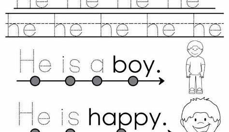 Sight Word His Worksheet