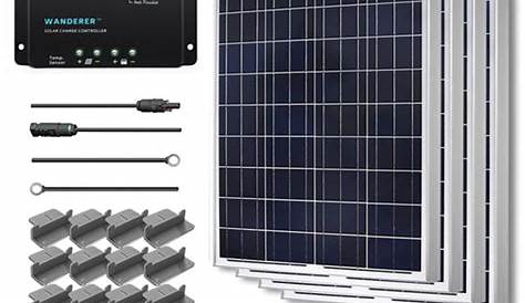 Renogy 400-Watt 12-Volt Polycrystalline Solar Starter Kit for Off-Grid