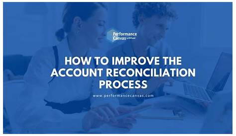 How to Improve the Account Reconciliation Process - Performance Canvas