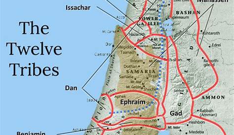 12_Tribes_of_Israel_Map_630_by_927 - Closer Day By Day